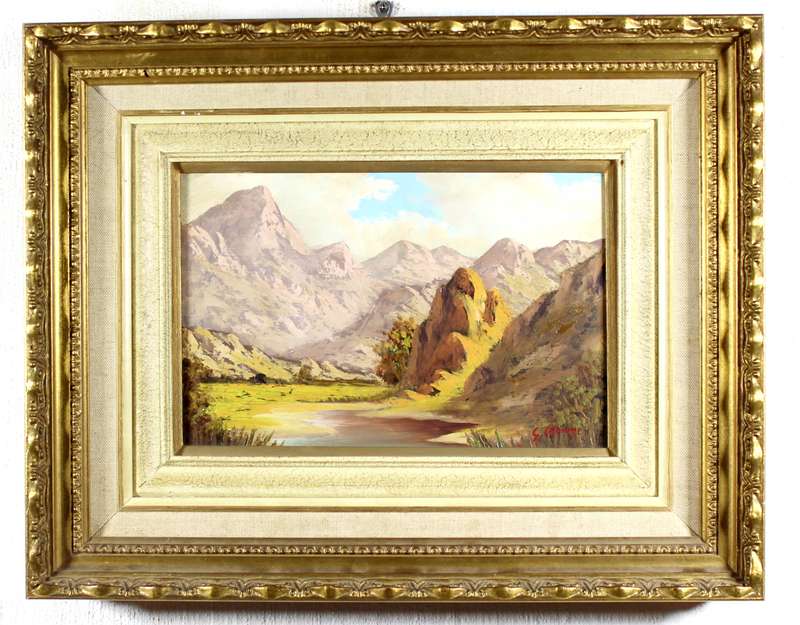 G Cronje - Mountain scene