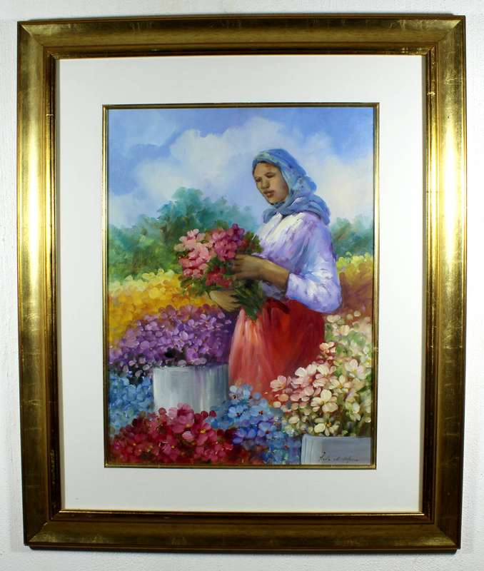 Frieda van der Merwe - Flower seller