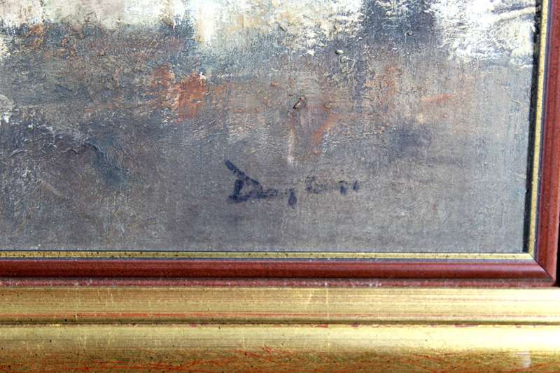 Frank Douglas - Abstract harbor scene