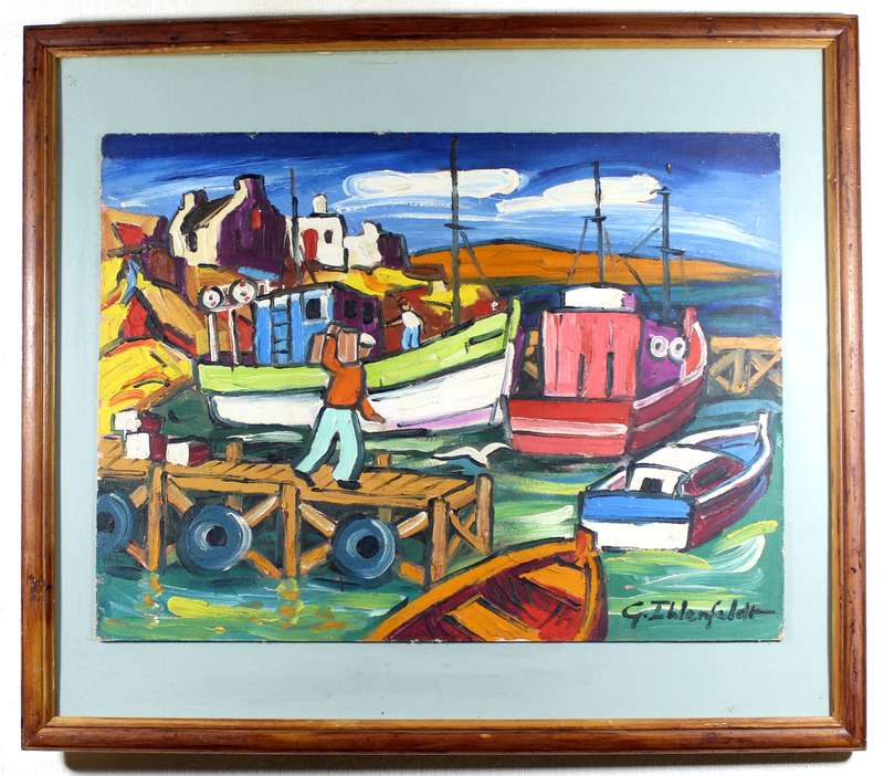 Gerty Ihlenfeldt - Abstract harbor