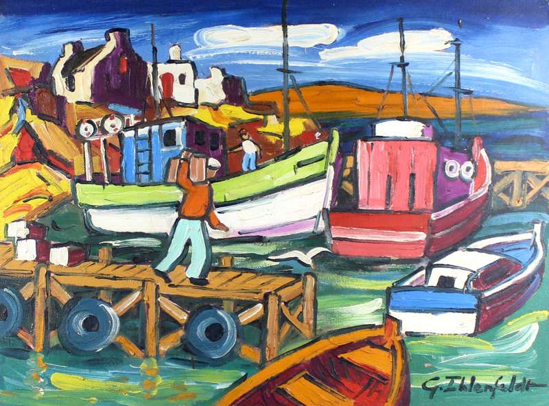 Gerty Ihlenfeldt - Abstract harbor