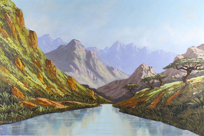 WP Grobler - Mountain river