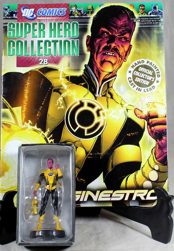 DC comics - lead, hand painted figurine with book - Sinestro #28