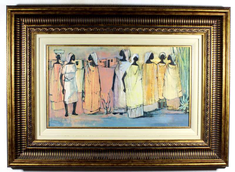 Jan Dingemans - Group of ladies in conversation