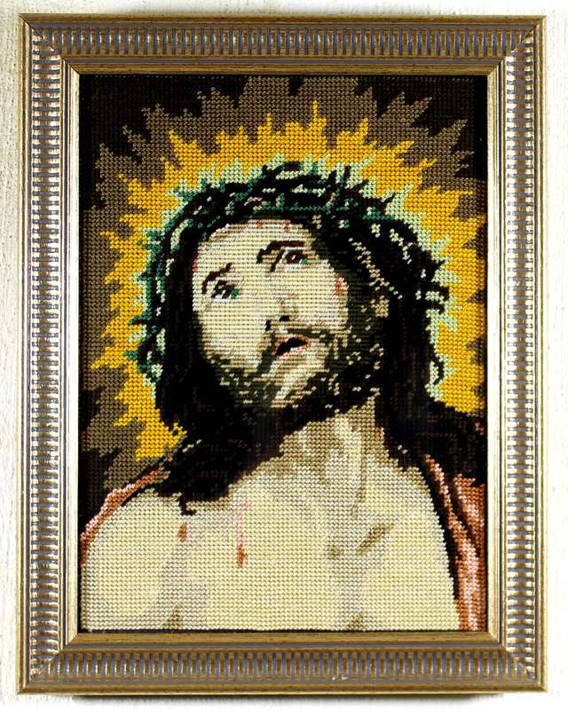 Christ suffering - small tapestry