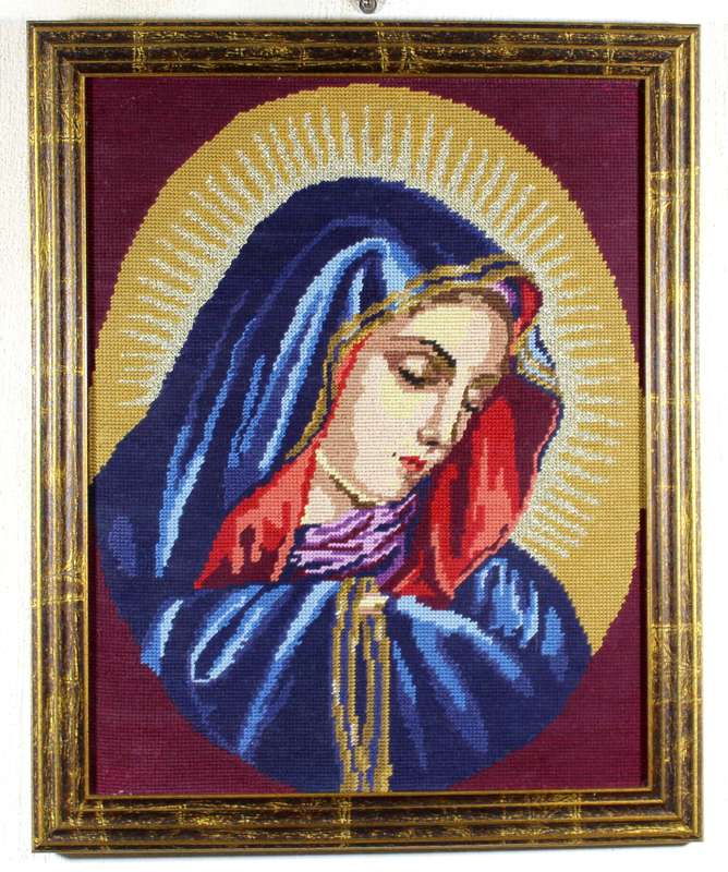 Madonna icon tapestry