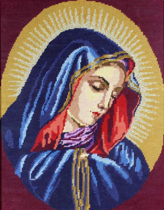 Madonna icon tapestry