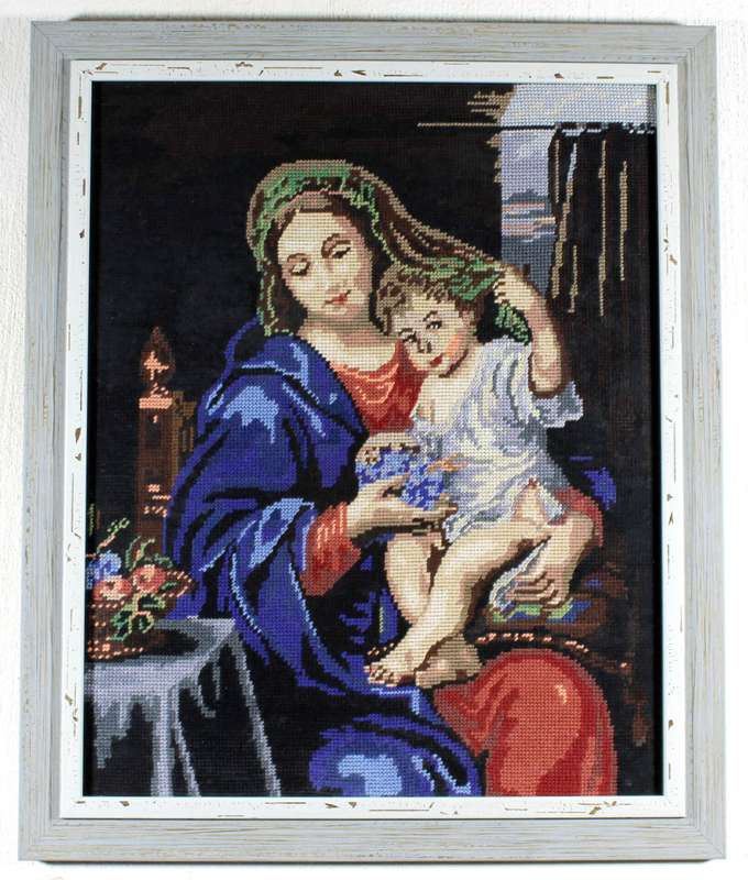 Madonna and child tapestry