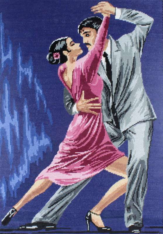 Dancing the Tango tapestry