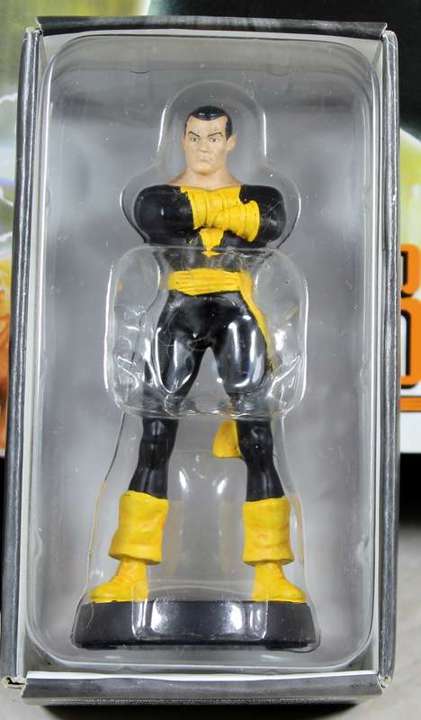 DC comics - lead, hand painted figurine with book - Black Adam #29