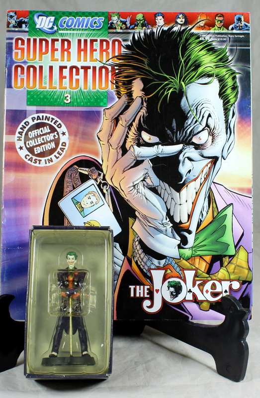 DC comics - lead, hand painted figurine with book - The Joker #3