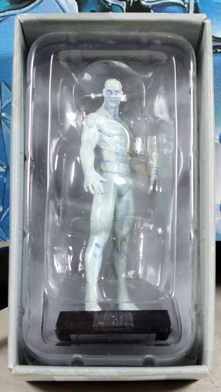 Marvel comics - lead, hand painted figurine with book - Iceman #33