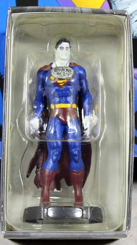 DC comics - lead, hand painted figurine with book - Bizarro #35