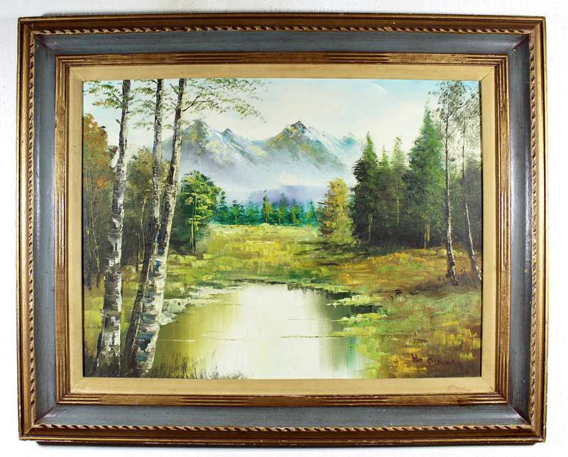 Ho Cheamy - Forest and lake scene