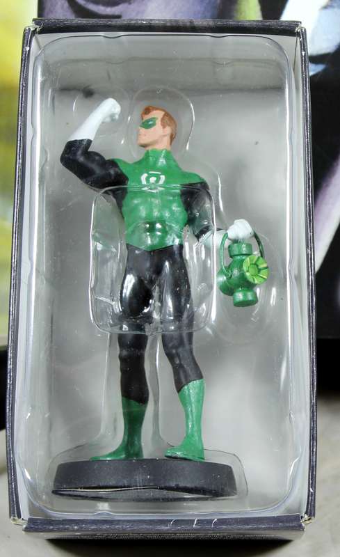 DC comics - lead, hand painted figurine with book - Green Lantern (Hal Jordan) #4