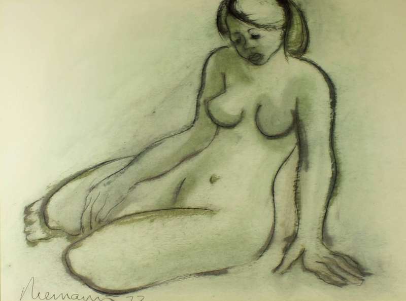 Hennie Niemann Snr - Nude study