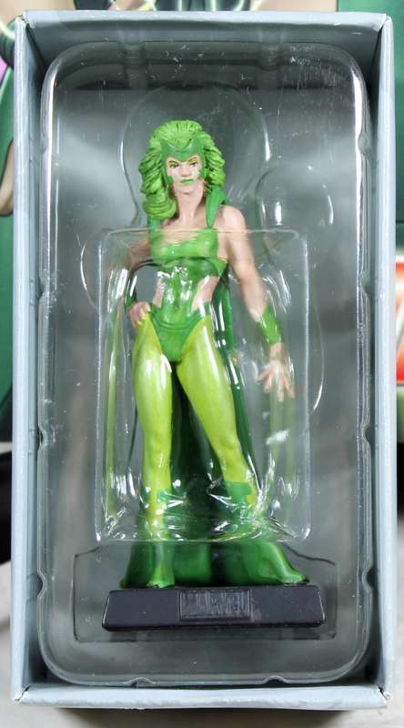 Marvel comics - lead, hand painted figurine with book - Polaris #53