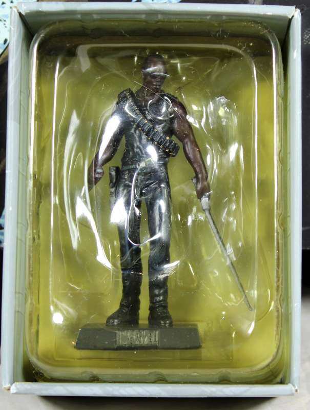 Marvel comics - lead, hand painted figurine with book - Blade #6