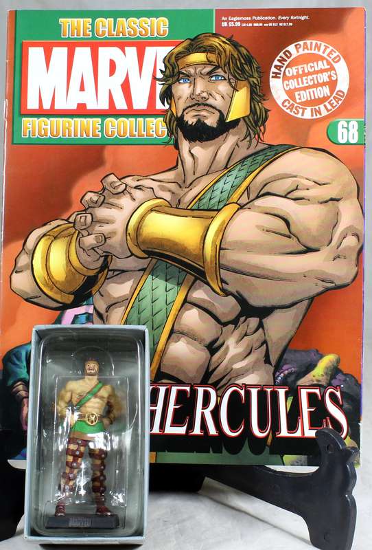Marvel comics - lead, hand painted figurine with book - Hercules #68