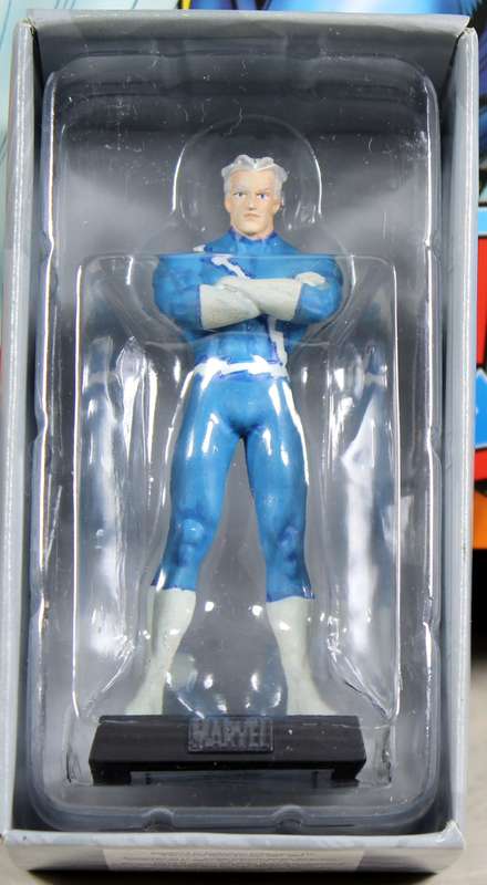Marvel comics - lead, hand painted figurine with book - Quicksilver #71