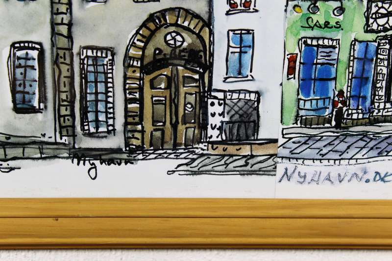 Nyhavn houses in Copenhagen
