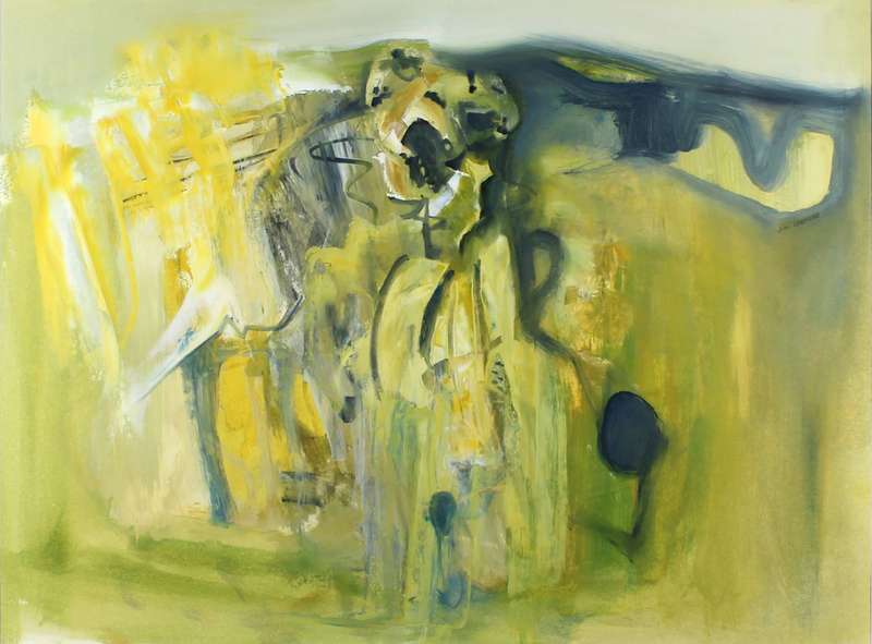 Joan Lavoiperre - Abstract in green