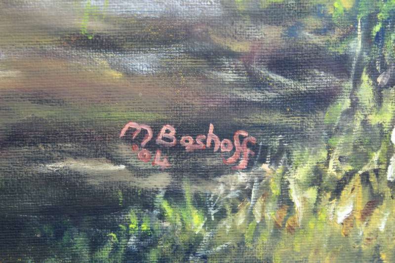 M Boshoff - Horse in the woods