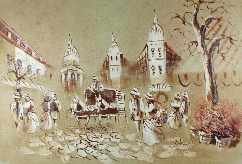 Chezar - Paris street scene