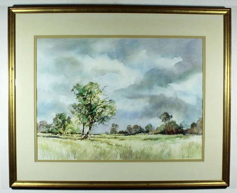 Rober Harber - Landscape with clouds