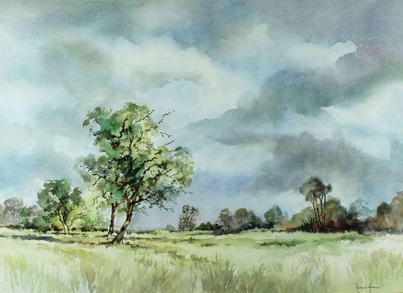 Rober Harber - Landscape with clouds
