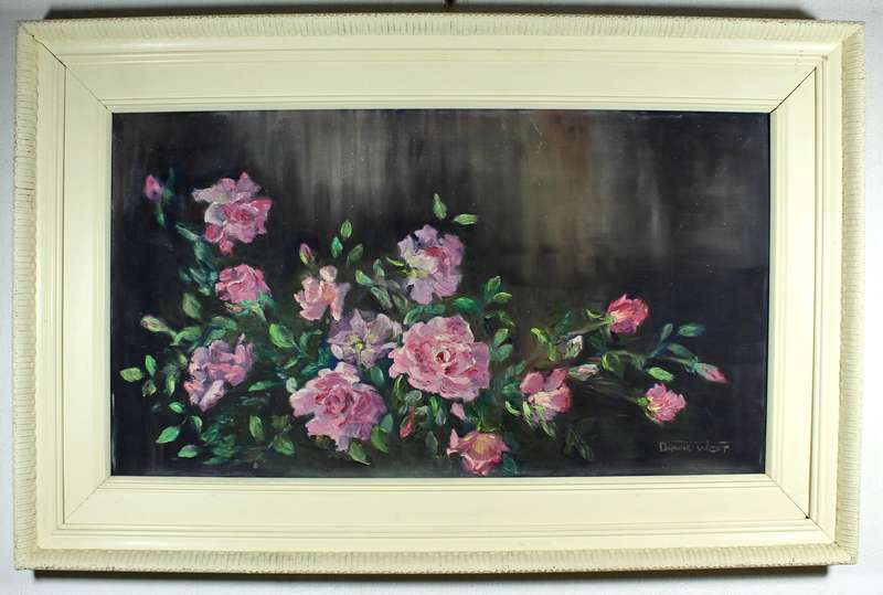Daphne West - Pink roses