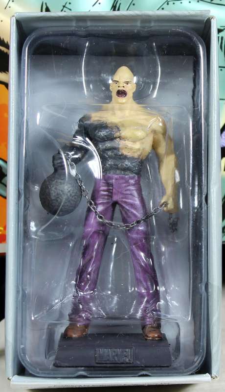 Marvel comics - lead, hand painted figurine with book - Absorbing Man #88