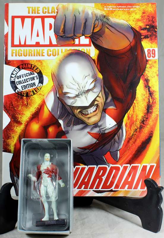 Marvel comics - lead, hand painted figurine with book - Guardian #89
