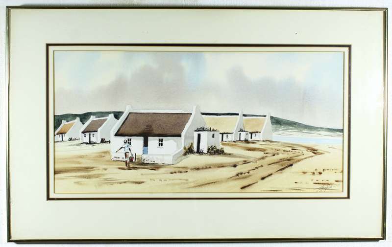 Johan Maneveldt - Cape Dutch houses with a sea view
