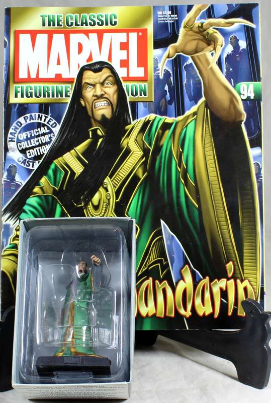 Marvel comics - lead, hand painted figurine with book - Mandarin #94