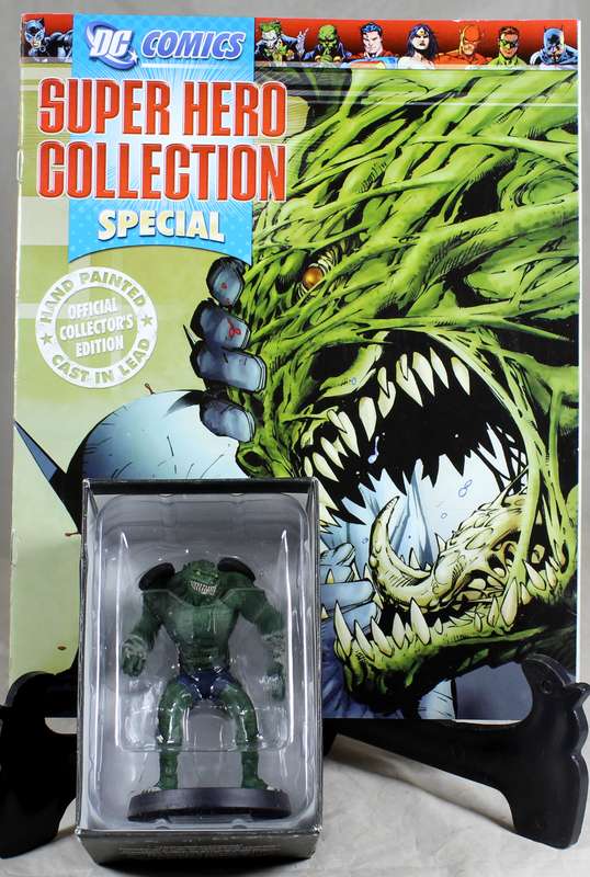 DC comics - lead, hand painted figurine with book - Killer Croc (special edition)
