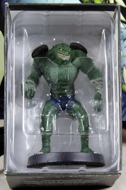 DC comics - lead, hand painted figurine with book - Killer Croc (special edition)