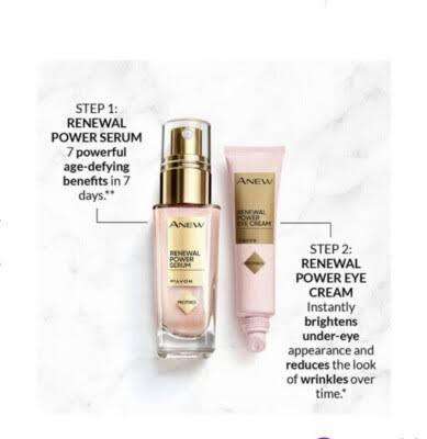 Avon Anew Skin Renewal Power Serum - 30ml+ Eye Cream