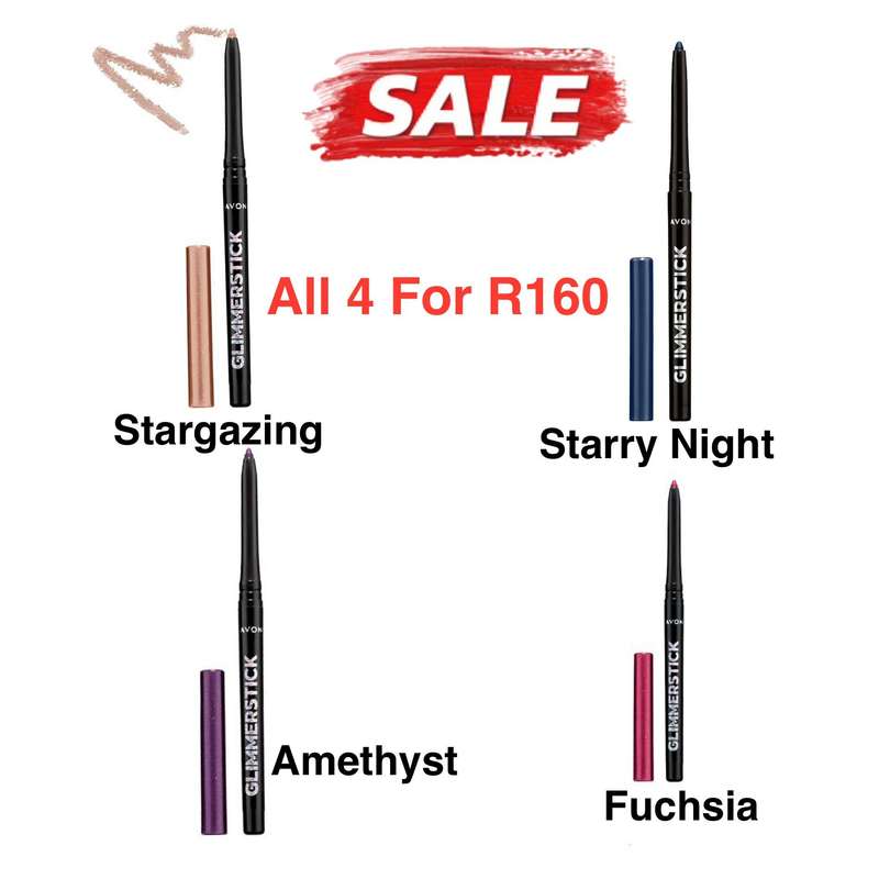 Avon Glimmerstick Diamonds Eyeliner x 4