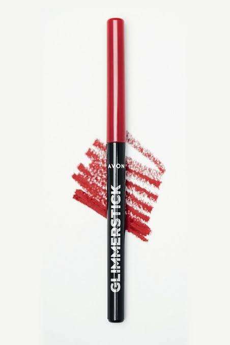 Avon Glimmer stick Lip liner 0.28 grams - Ruby shock
