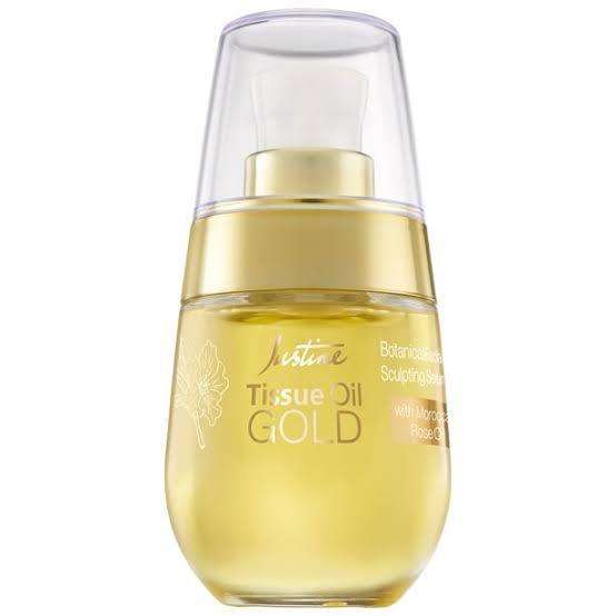 Justine Tissue Oil Gold Serum with Moroccan Rose oil - 30ml