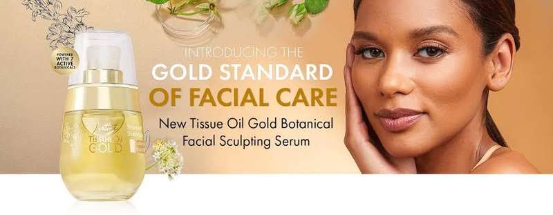 Justine Tissue Oil Gold Serum with Moroccan Rose oil - 30ml