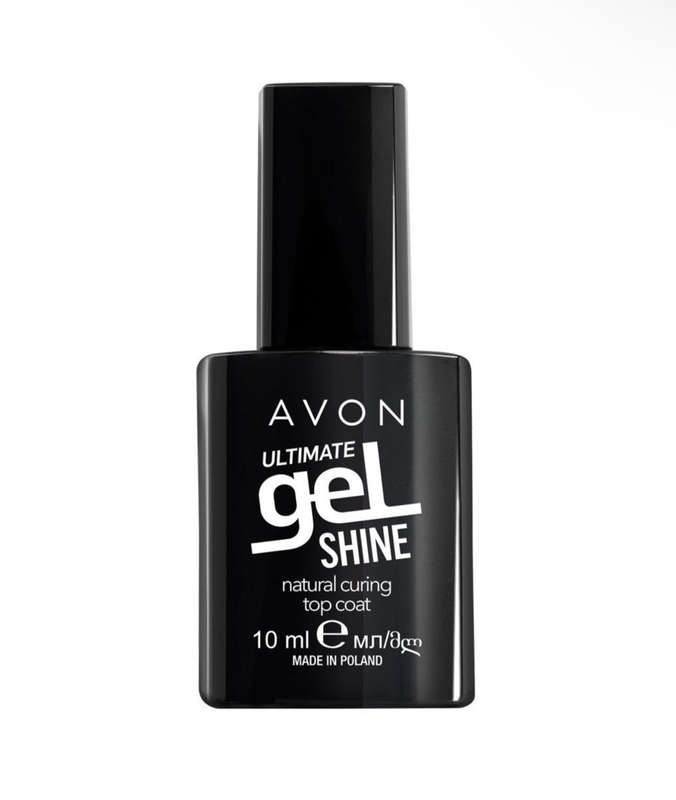 Avon Ultimate Gel Shine Natural Curing Top Coat - 10ml - NO BOX