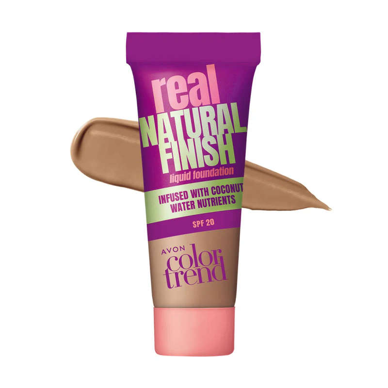 Avon Colour Trend Real Finish Liquid Foundation 30ml Shade: Medium Beige NO Box