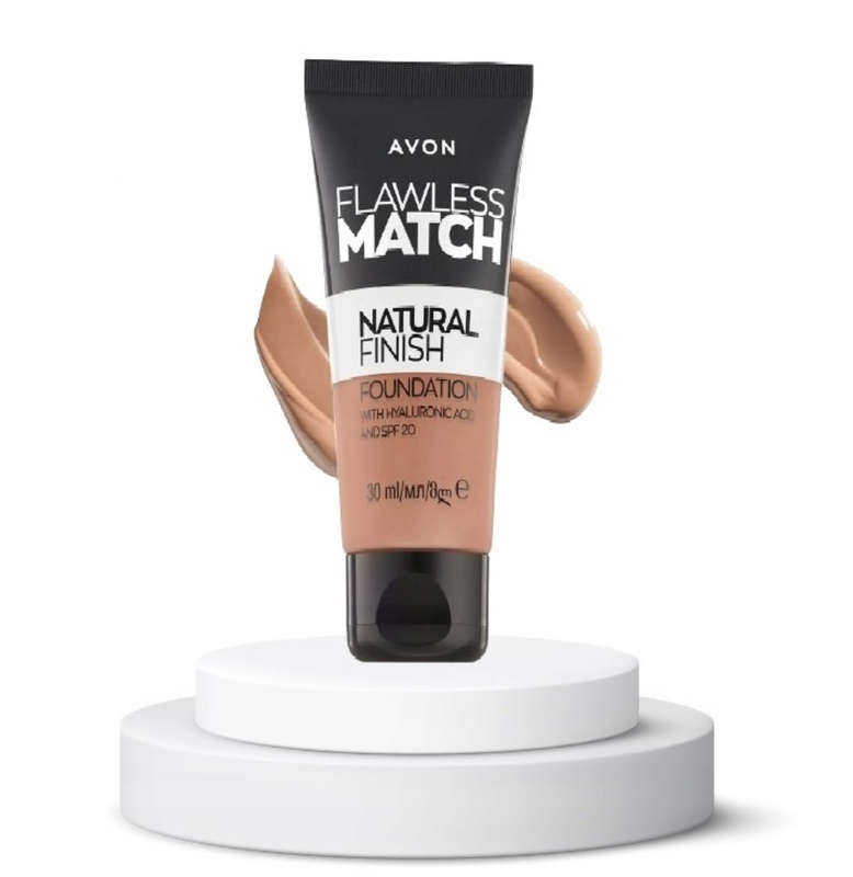 Avon Flawless Match Natural Finish Foundation 30ml Shade: 310N Medium Beige
