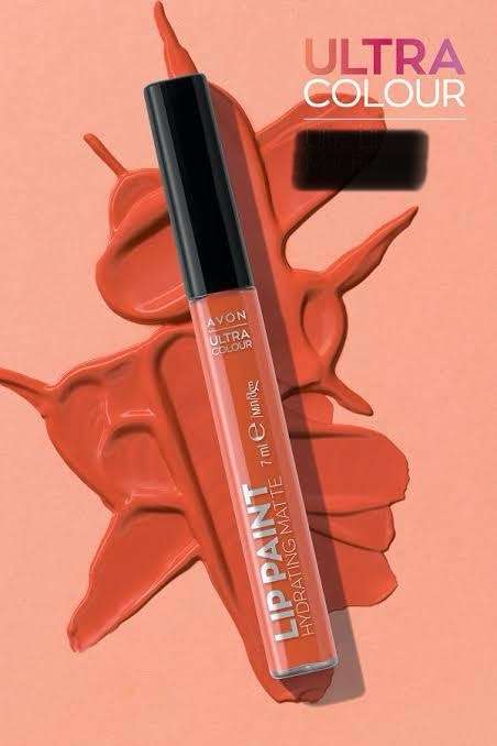 Avon Lip Paint Hydrating Matte Liquid Lipstick - Coral Shore - 7ml