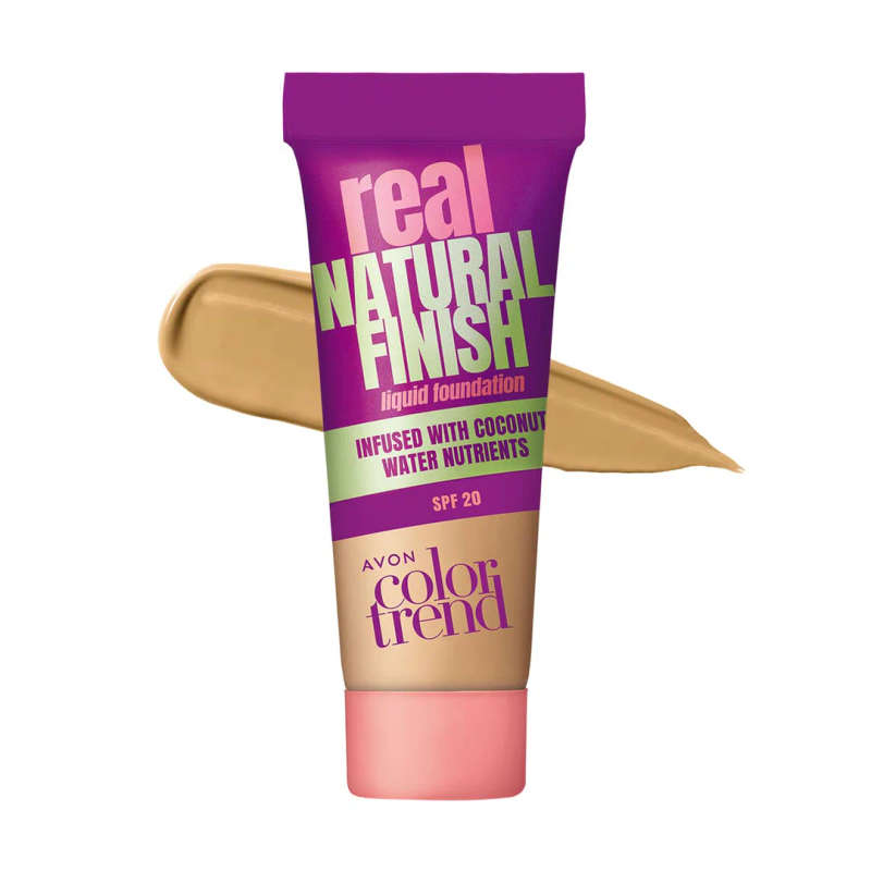 Avon Color Trend Real Matte Liquid Foundation 30ml Shade: Creamy Natural