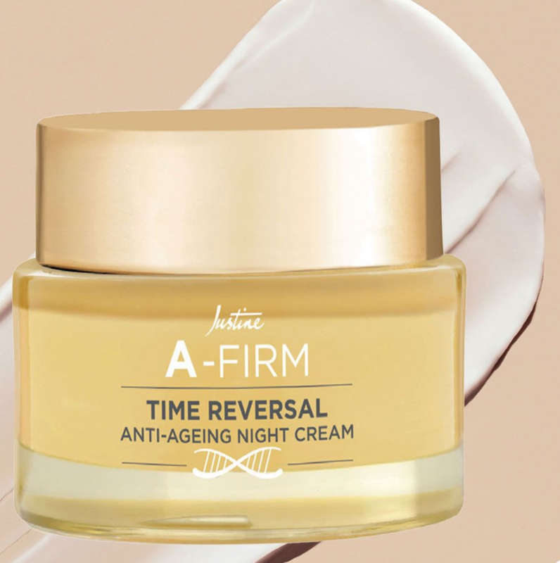 Justine A-Firm Time Reversal Anti-Ageing Night Cream - 50ml