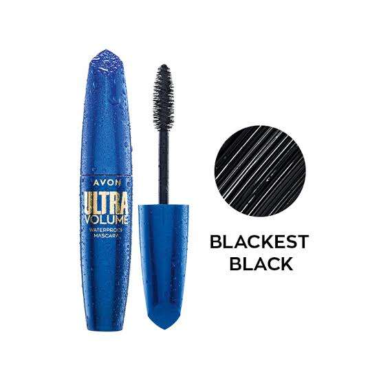 Avon Ultra Volume Waterproof Mascara 10ml - Blackest Black