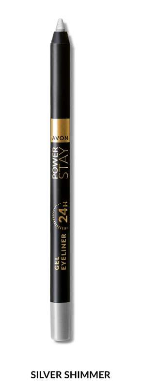 Avon Power Stay 24-Hour Gel Liner 1.2 grams - Sliver Shimmer